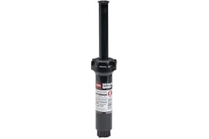 Toro 53814 4-Inch Pop-Up Fixed-Spray with Variable Adjustable Nozzle, 0-360-Degree, 15-Feet, Black