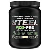 Steel Supplements Veg-PRO Vegetable Pea Protein Isolate Powder Supplement Natural Organic Vegan 1.5 Pounds (Vanilla)