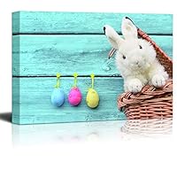 Canvas Wall Art Easter Day Theme Canvas Prints Home Artwork Decoration for Living Room Bedroom - 12x18 inches