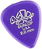 Dunlop 41R2.0 Delrin, Purple, 2.0mm, 72/Bag