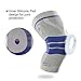 Snapmade Knee Brace Compression Sleeve - Scientifically Design Knee Pads Support for Meniscus Tear and Arthritis Relief, Professional Knee Sleeves, Knee Braces for Men and Women - Single Wrap-L