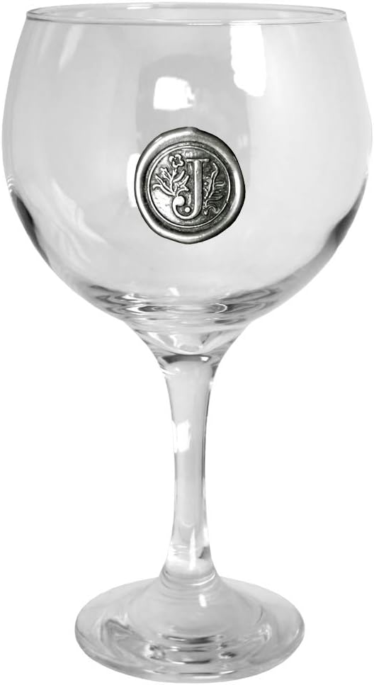 English Pewter Company Personalised Gin Glass with Your Choice of Initial, Unique Gift for Men or Women Birthdays - Image 3