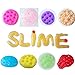 Gunsamg DIY Slime Kit Supplies for Kids,Clear Crystal Slime Making Kit, Fluffy Slime,Glitter,Colorful Foam Balls and Beads for Making Art Craft