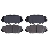 AD1210 OEM ADVICS Ultra-Premium Ceramic Disc Brake Pad Set - Compatible with Select Lexus HS250h, Pontiac Vibe; Scion xB, xD; Toyota Corolla, Matrix, Prius V, RAV4; FRONT