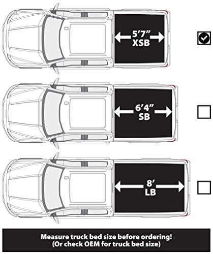 LEER Latitude | Fits 2009-2018 & 2019 Classic Style Dodge Ram, Bed Size 5'7" | Easy Install, Soft Tri-Fold Truck Bed Tonneau Cover
