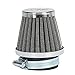 INNOGLOW 4pcs Motorcycle Air Filter Universal 50mm Pod Filters Cleaner for Honda Yamaha Suzuki Kawasaki