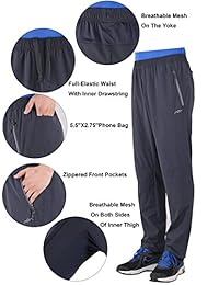 Trailside Supply Co. - Pantalón deportivo elástico para hombre, con cordón, secado rápido, ligero, transpirable