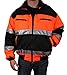 Safety Depot Orange/Black Safety Jacket