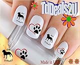 Dog Breed - Pitbull #4 Got Pitbull? Nail Decals - WaterSlide Nail Art Decals - Highest Quality! Made in USA