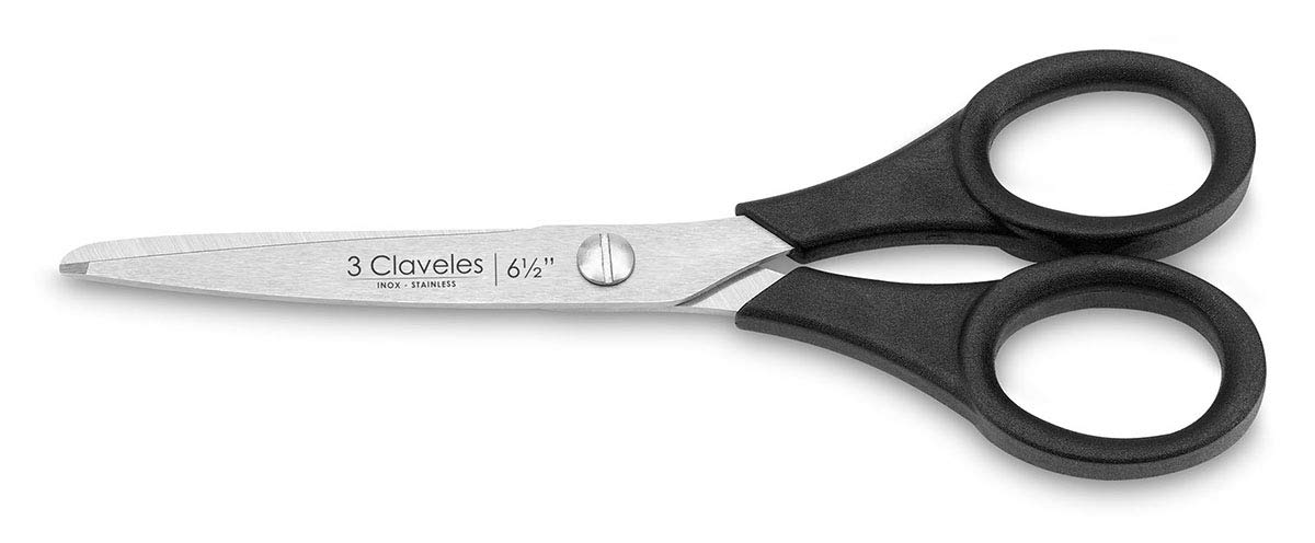 3 Claveles 103 - Stainless steel, multi-use scissors, 16.51 cm