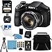 Sony Cyber-Shot DSC-H300 Digital Camera Black Bundle with Sandisk 16GB Memory Card, Camera Bag for DSLR, Table-top Tripod and 4X Rechargeable AA Batteries with Charger