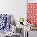 DII 4TH of July Patriotic Throw Blanket with Decorative Tassles, Use for Chair, Couch, Bed, Picnic, Camping, Beach, & Just Staying Cozy at Home (50 x 60), Star Gray