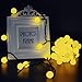 Vmanoo Globe Battery Operated Timer String Lights 100 LED Ball Fairy Christmas Lighting Decor For Outdoor, Indoor, Garden, Patio, Bedroom Wedding Decorations (Warm White)