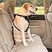 Fypo Dog Seat Belt, Pet Car Harness Lether Safety Vehicle Leash with Metal Clips with Length Length 15