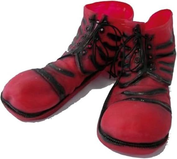 Scarpe Da Pagliaccio Boland - Taglia Unica, Giallo-Rosso, Per Carnevale E Halloween - Foto 7