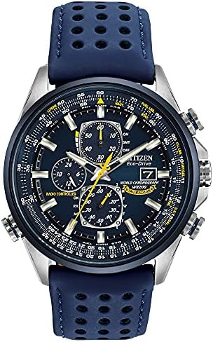 Amazon.com: Citizen Eco Drive Navihawk Black Dial SS Chrono Quartz
