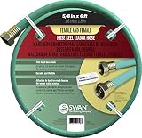 Swan Produtcs CSNLHFF5806CC Hose Reel Leader Hose with Female Connections 6' x 5/8", Green