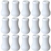 20pcs White Plastic Cord Tassel Window Blind Cord Knobs Drops Pull End for Roman Shades Curtain Crafts Drawstring Tassels