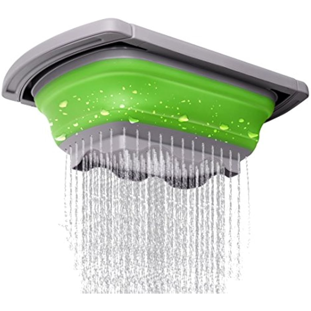Colanders Qimh Collapsible, Strainer Over The Sink Vegetable/Fruit