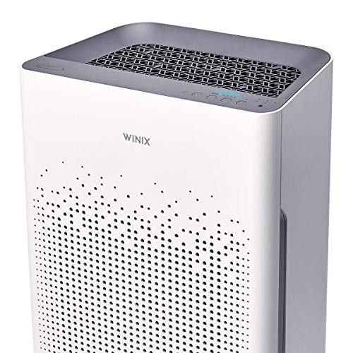 WINIX Zero-S Air Purifier for Allergy Sufferers, CADR 400 m³/h, 100 m², Air Purifier for Smoking Rooms Against Allergies, Dust, Pollen, Pet Hair, Air Quality Display, Auto Sleep Mode, White | PlasmaWave technology against allergies, dust, pollen and pet hair, air quality sensor, auto & sleep mode, smoking room