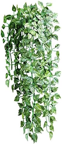 90CM Artificial Greenery Hanging Radish Leaves Vine Indoor Outdoor Decoration