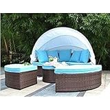 Outdoor canopy daybed