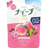 Naive Peach Body Wash by Kracie 400ml Refill