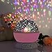 Night Lighting, 3 Modes Rotating Star Light Projector 4LED Romantic Night Lamp Projection, Cosmos Star Sky Moon Lamp Projector for Kids Baby Bedroom, Christmas Gifts BY Noza Tec (Pink)