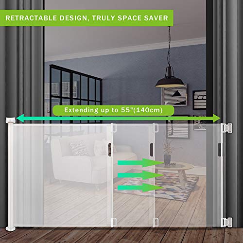 extra wide mesh pet gate