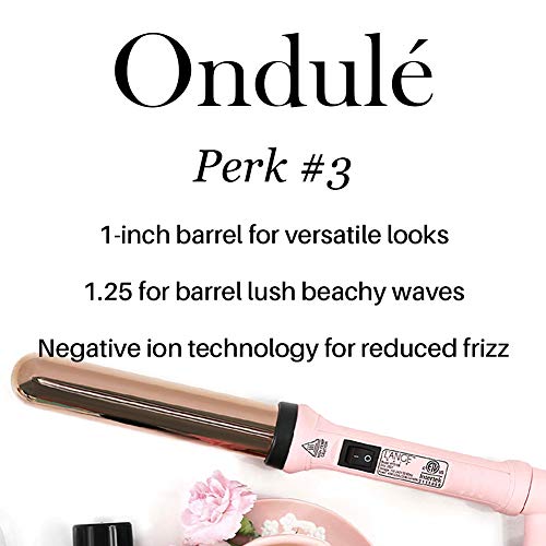 L'ANGE HAIR Ondulé Ceramic Curling Wand Professional Hot Tools