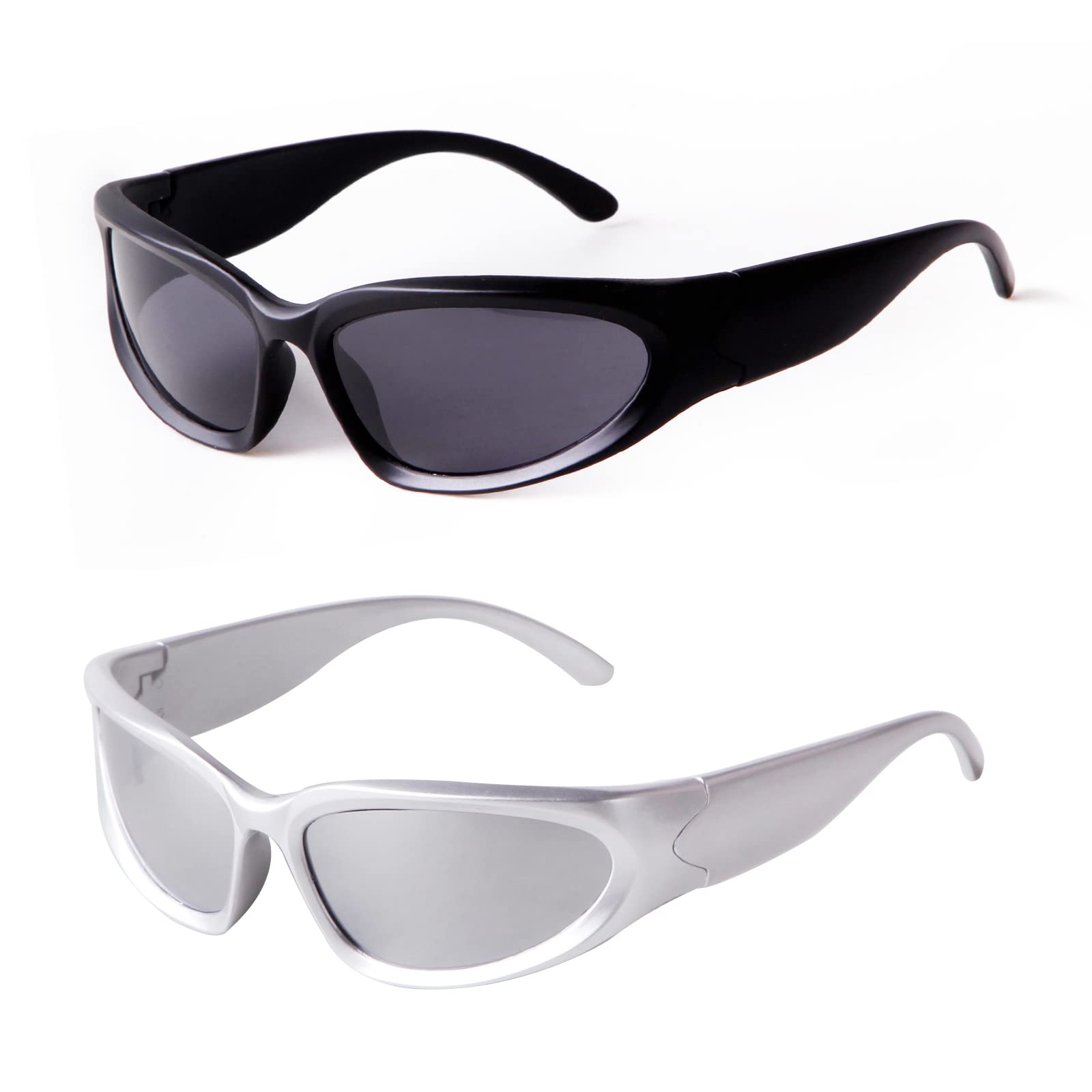 ADEWU Sports Sunglasses Y2K Glasses Unisex Quick Glasses Cycling UV400 Protection Men Women