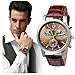 Clearance!Mens Analog Watch Watches,Canserin Luxury Fashion Crocodile Faux Leather