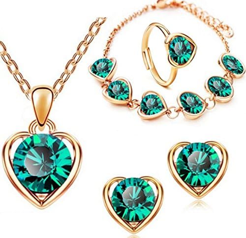 African Costume Necklace Set Party Fashion Women Gold Plated Jewelry Sets