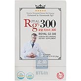 BTGIN Royal G3 300 Korean Red Panax Ginseng Extract Powder - 300x Enhanced Formula with 50mg Rg3/Packet – High Absorption Energy & Immune Defense Support - 10 Packets