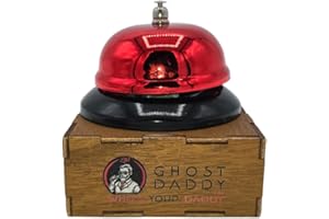 US GHOST ADVENTURES Brickhouse Inn Call Bell – EMF Detector Sensor for Paranormal Investigations – Haunted Replica Spirit Detector – Gothic Dead Bell – Halloween Ghost Hunting Tool