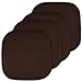 4 Pack Memory Foam Honeycomb Nonslip Back 16