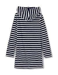 Encubrimiento de baño de bolsillo canguro a rayas para niñas pequeñas Lands 'End