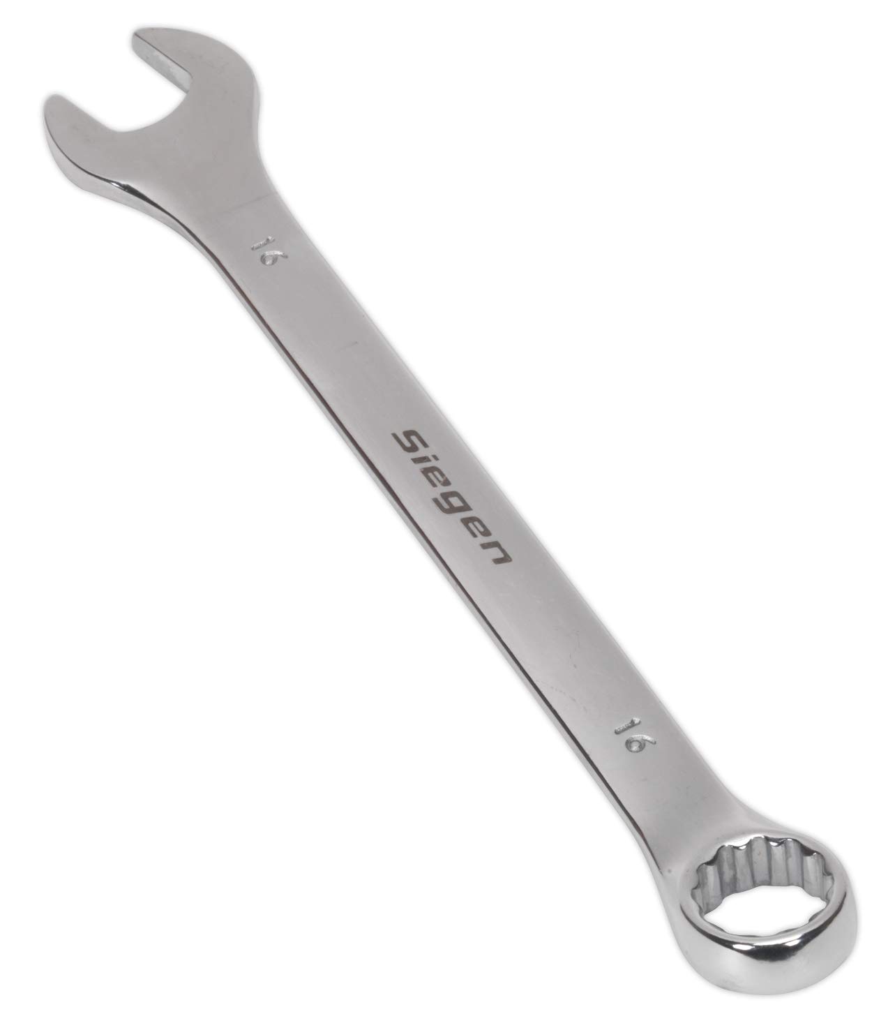 Sealey S01016 Combination Spanner, 16mm, 200mm x 21mm x 49mm, Silver