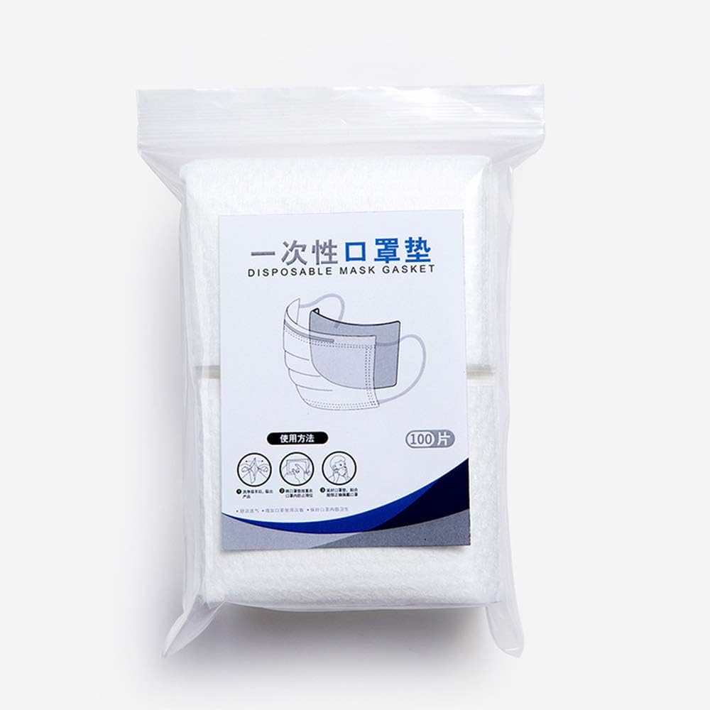 Rvciken 100pcs Disposable Face Ma-SKS Replacement Filtering Pad Breathable Ma-sk Gasket Skin Friendly Respiring Mat