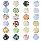 24 Pieces Glass Refrigerator Magnets, Beautiful