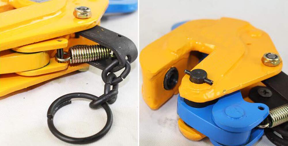 INTSUPERMAI 6616 Lbs Vertical Plate Lifting Clamp with Lock Hoist Hook Chain Steel Plate Clamp Sheet Metal Lifting Clamp Plate Lifting Clamp: Industrial & Scientific