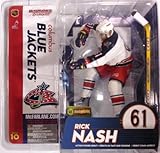 McFarlane Toys NHL Sports Picks Series 10 Action Figure Rick Nash (Columbus Blue Jackets) White Jersey