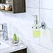 crw 8oz Liquid Soap Dispenser Wall Mounted Glass Lotion Dispenser Pump for Bathroom Kitchen Stainless Steel Pump Chrome