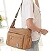 TianHengYi Womens Lightweight Nylon Cross-body Shoulder Bag Casual Messenger Bag with Zipper Pockets
