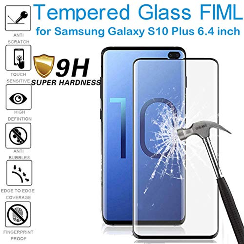 Bokoo 1PCS HD Tempered Glass Ultra Lightweight Anti-Scratch Screen Protector Film for Samsung Galaxy S10 Plus 6.4 inch