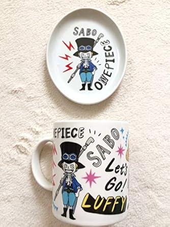 Amazon Co Jp ワンピース Asoko マグカップ プレート 三兄弟 ルフィ エース サボ One Piece カップ 小皿 皿 コップ ホビー