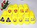 Imymax Unisex Emoji Cute Cartoon Slippers Warm Cozy Soft Stuffed Household Indoor Slippers (Label Size 38-39 = US7 - US8, Throw Kiss)