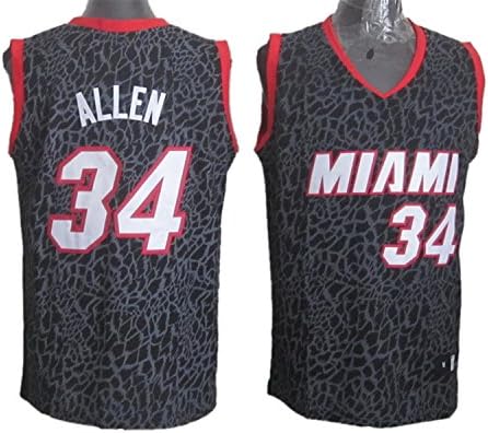 Heat 34 Allen Black Crazy Light Swingman Jerseys Size-S