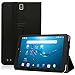 Tabsuit® Black PU Leather Case Cover Stand for Dragon Touch M8 Tablet and and More 8''Tablets