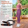 Skipping-Rope-Adult-Fitness-Speed-Jump-Rope-for-Exercise-with-Soft-Foam-Handles-for-Women-Men-Kids-Adjustable-Skip-Jumping-Ideal-for-Calorie-Fat-Burning-Home-Gym-Boxing-Workout-Training Skipping Rope Adult Fitness Women - Jump Ropes for Fitness with Soft Foam Handles For Women Men & Kids - Adjustable Skip…